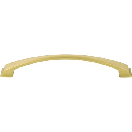 Jeffrey Alexander 192 mm Center-to-Center Brushed Gold Arched Roman Cabinet Pull 944-192BG